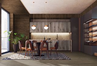 Panel drewniana deska kolor Bourbon Cask R076