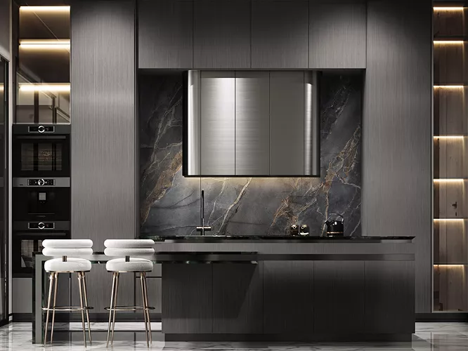 Wodoodporna płyta ścienna Velvet Marble R193 PT