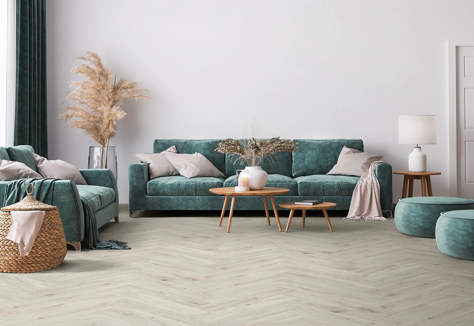 Panel podłogowy Chantilly Oak Herringbone