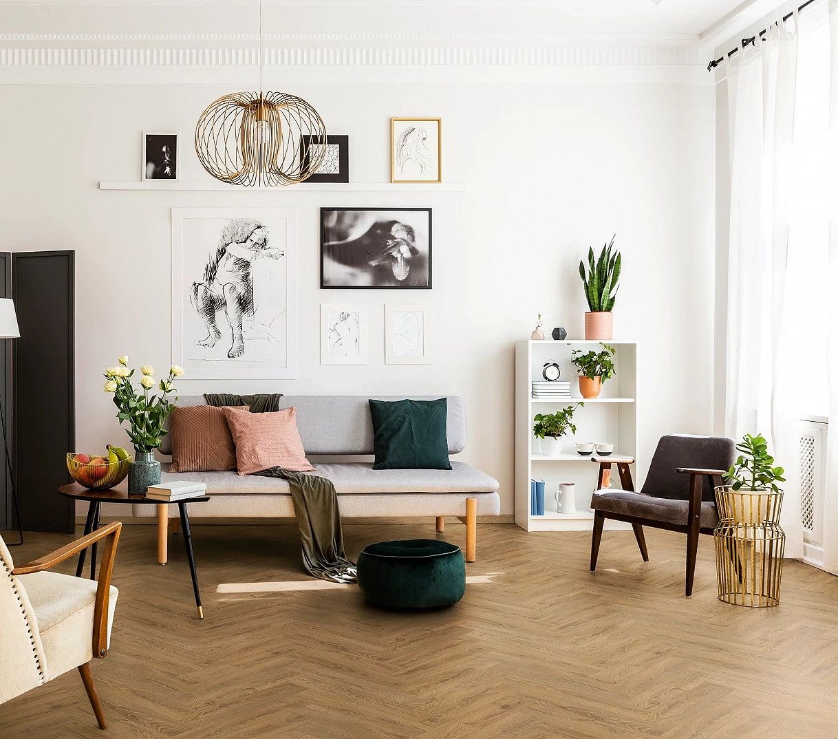 Panel podłogowy Inca Carpenter Oak Herringbone