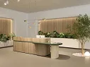Nowoczesna recepcja w dekorze Dąb Canella Naturalny