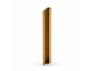 Listwa aluminiowa do płyt wodoodpornych płyt Rocko Tiles - profil zakończeniowy (złoty)