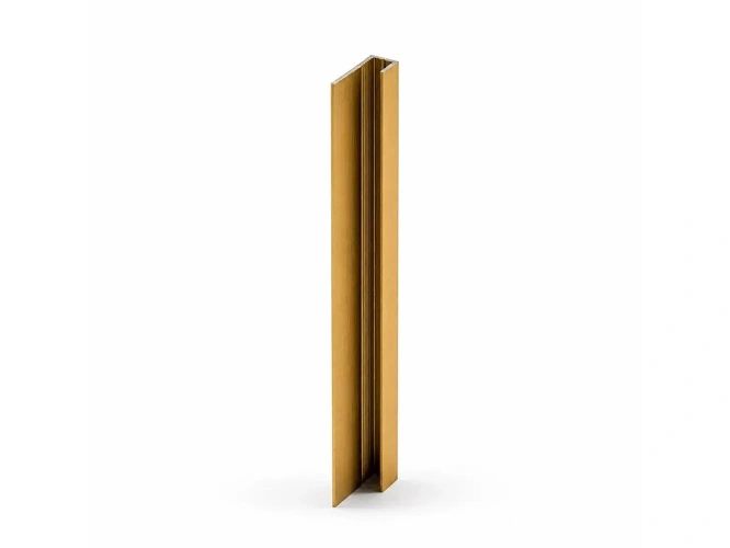 Listwa aluminiowa do płyt wodoodpornych płyt Rocko Tiles - profil zakończeniowy (złoty)