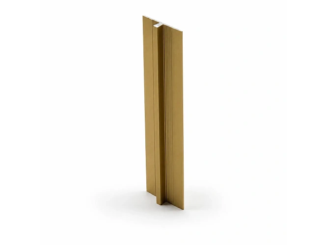 Listwa aluminiowa do płyt wodoodpornych płyt Rocko - profil łączący  SLIM (złoty)