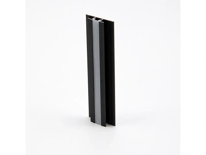 Listwa aluminiowa pod LED czarna do płyt wodoodpornych Rocko