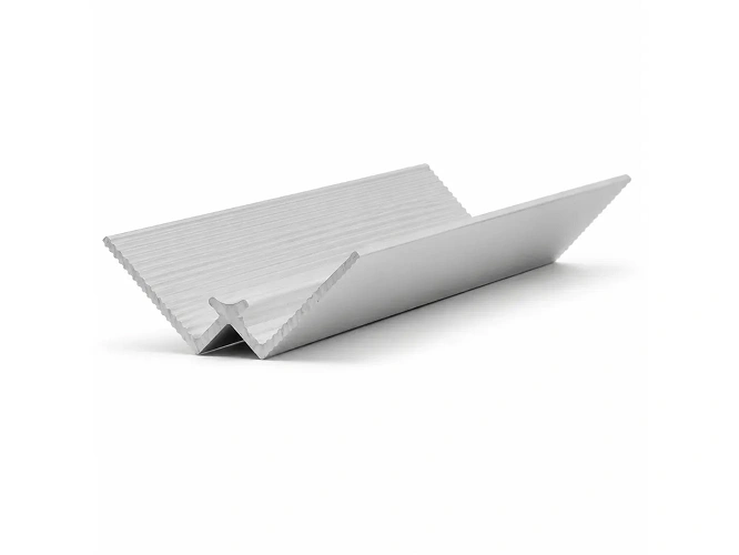 Listwa aluminiowa do wodoodpornych płyt Rocko - wewnętrzny strzałkowy (biały)