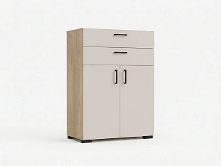 Komoda dwudrzwiowa z 2 szufladami Kastor