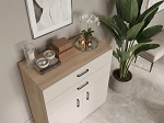 Elegancka komoda dwudrzwiowa z 2 szufladami Kastor
