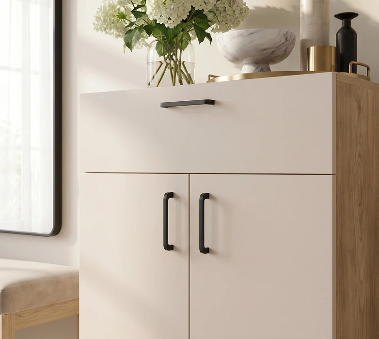 Elegancka komoda dwudrzwiowa z 1 szufladą Sara