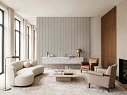 Płyty ścienne MDF Pure Wall V-Line Kaszmir 5981 do pokoju dziennego